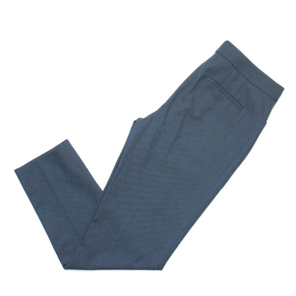 NWT Theory Ibbey in Navy Urban Suiting Birdseye Stretch Tapered Pants 2 - Picture 6 of 6
